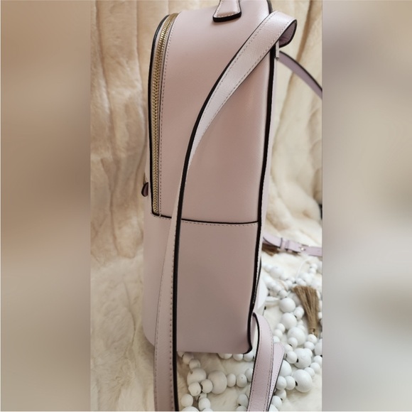 Kate Spade Perry Large Backpack in Lavender Saffiano Leather with Gold Hardware - Picture 9 of 13